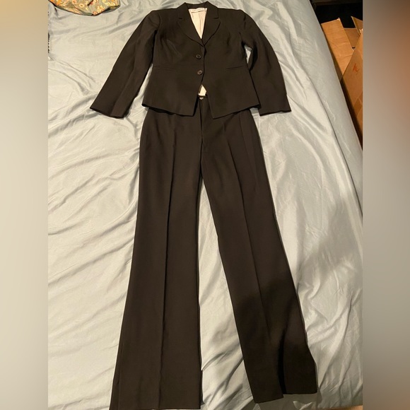 MM Lafleur Hoffman Black Blazer in Tropical Wool Size 0P - Picture 10 of 12